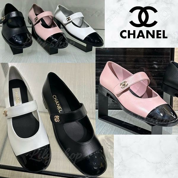 上品♪】シャネル メリージェーン ターンロック パチモン-シャネル 