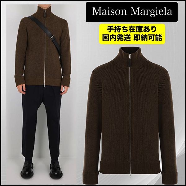 ドライバーズニット マルジェラ 偽物 緑 カーキ s50gp0246-メゾン