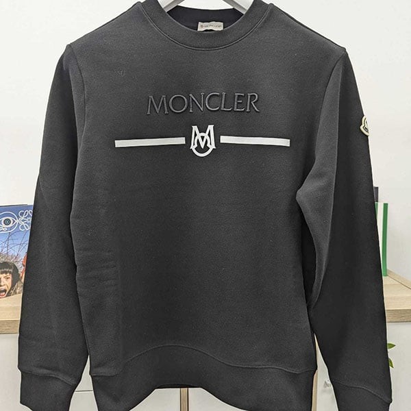モンクレール ロゴ スウェットシャツ n級品 長袖 コットン