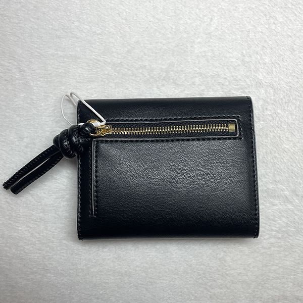GANNI 財布 偽物】ロゴ入り BOU TRIFOLD WALLET/ 各色-