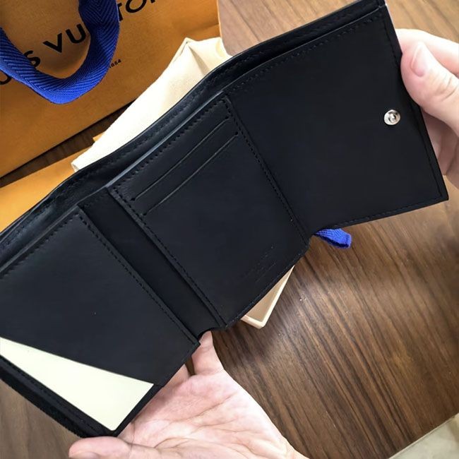 ルイヴィトン ヴィクター・ウォレット ミニ財布 コピー 黒 M12635-ルイ