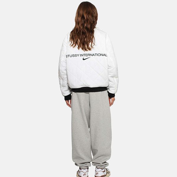 ナイキ STUSSY リバーシブルバーシティ 偽物 ジャケット-stussy