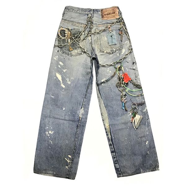アクネストゥディオズ デニムパンツ 偽物 BAGGY FIT JEANS 1981M 転写