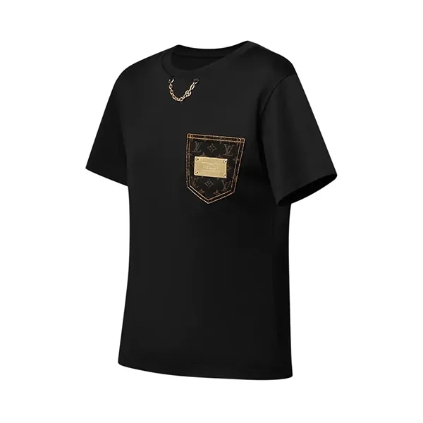 【新品箱付き】ルイヴィトン　tシャツ 全面モノグラム　3Dポケット　黒　L 新品箱付き】ルイヴィトン tシャツ 全面モノグラム 3Dポケット 黒 L
