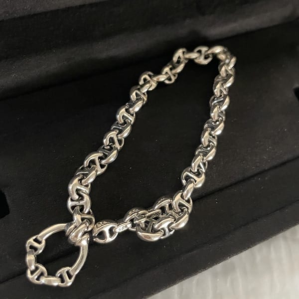 ホーセンブース シルバー ブレスレット 偽物】5MM OPEN-LINK 【TOTECOPY】 ホーセンブース シルバー ブレスレット 偽物】5MM OPEN-LINK 【TOTECOPY】