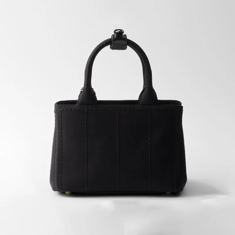 プラダ 並行輸入品 コットンキャンバス ミニハンドバッグ 4色