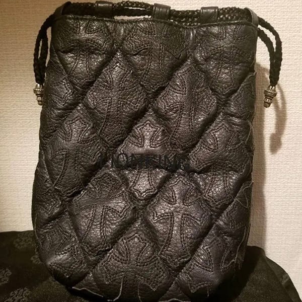 クロムハーツ 巾着 偽物 ドローストリングサック ポーチ【TOTECOPY】