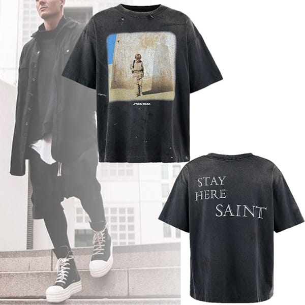 セントマイケル　スターウォーズ　アナキン ロンT XXL セントマイケル スターウォーズ アナキン 半袖 Tシャツ-