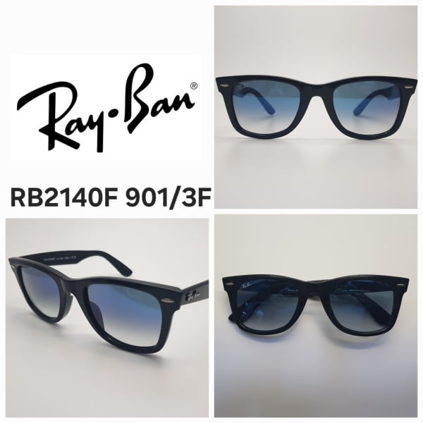 レイバン RB2140F 偽物 901/3F ブルーミラーレンズ アジアンフィット