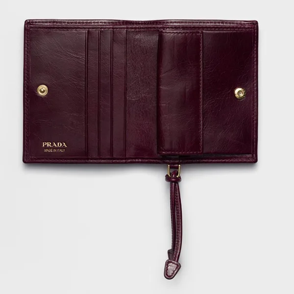 プラダ☆ソフトルックス レザー mini財布 1MV204_2CYR-プラダ
