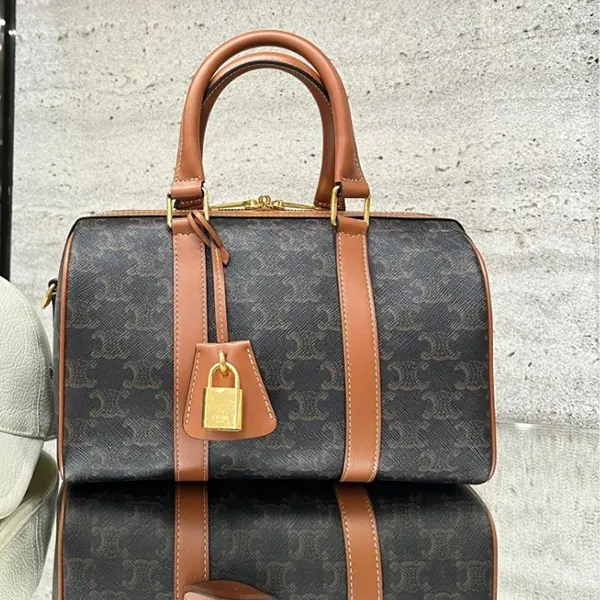 セリーヌ　トリオンフ　キャンバス　ボストン　ミディアム CELINE（セリーヌ） ハンドバッグ MEDIUM BOSTON ミディアム ボストン