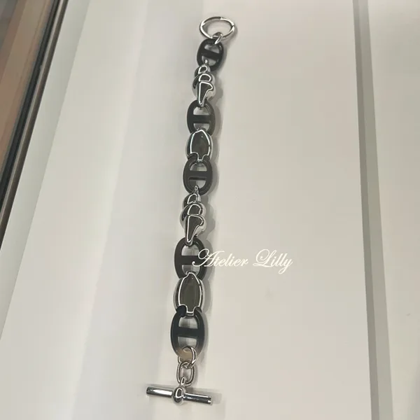 即日配送【エルメス】シェーヌダンクル N級品 と貝殻☆ブレスレット