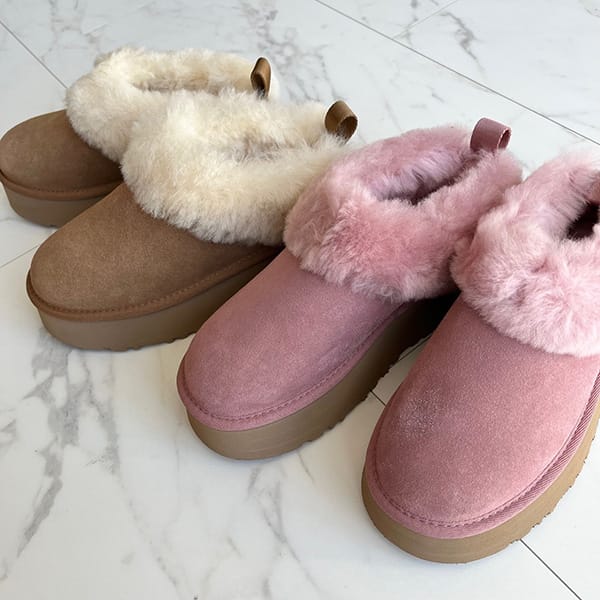 NEWモデル誕生【インアウト両用】UGG Tazzelle ボア付スリッポン