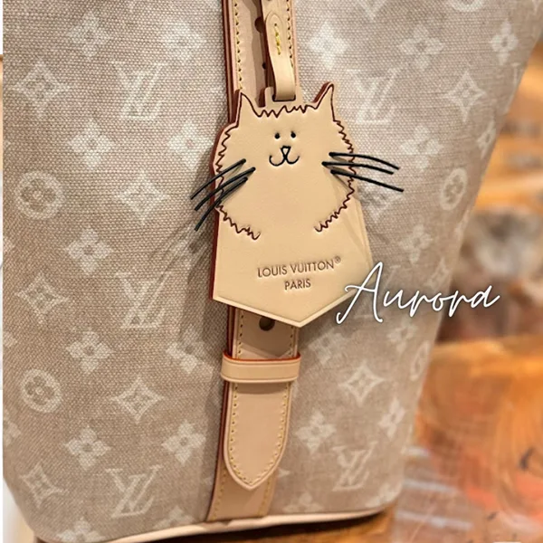 大容量!!裏地も猫ちゃん♪ [ルイヴィトン] トートバッグ パチモン