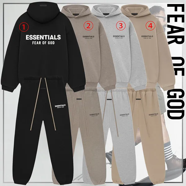 大人のセットアップ☆フィアオブゴッド コピー Essentials パーカー＋ 