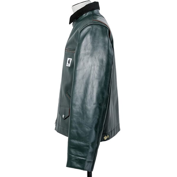 sacai x Carhartt レザージャケット スーパーコピー-SACAI
