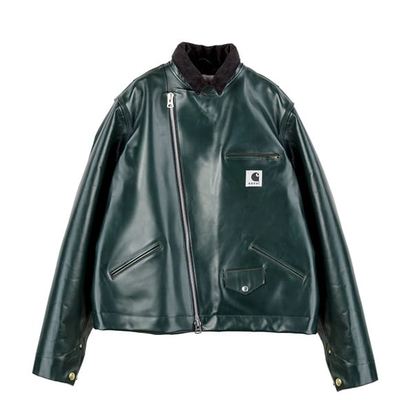 sacai x Carhartt レザージャケット スーパーコピー-SACAI