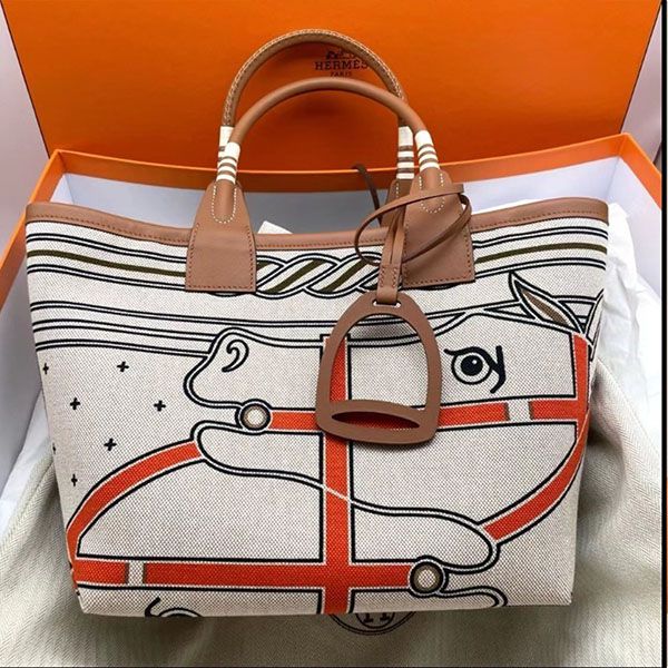 エルメス Steeple 25 bag トートバック コピー「Quadrige au Fil