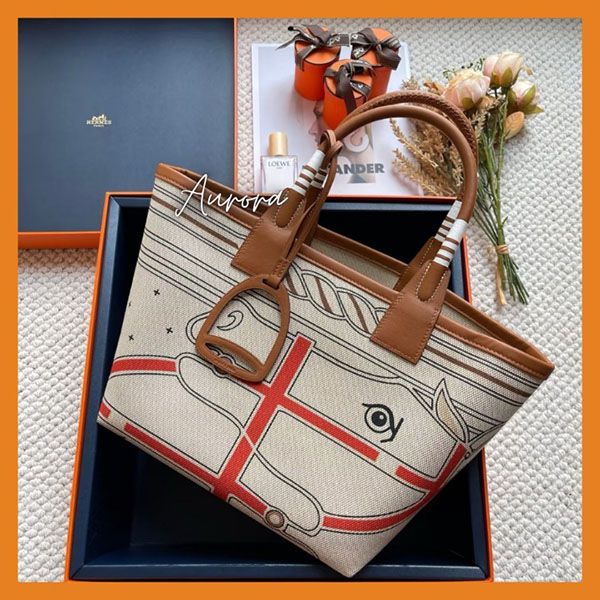 エルメス Steeple 25 bag トートバック コピー「Quadrige au Fil