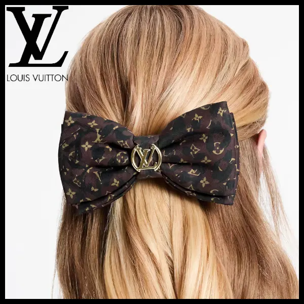 ルイヴィトン N級品 ヘアクリップ・LV サファリ リボン M03607-ルイ
