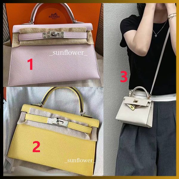SS26/春夏コレクション/エルメス ミニケリー 偽物 ジョーヌマンゴー S