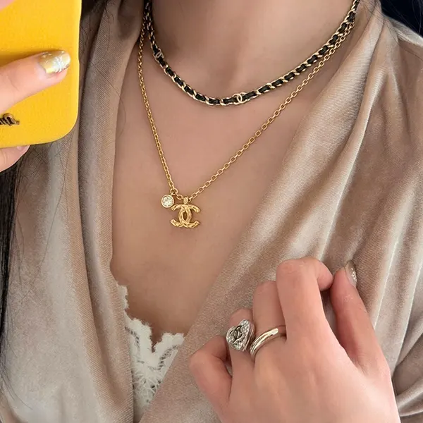 シャネル レザーチェーンネックレス 偽物 ABH129 B23469【TOTECOPY】