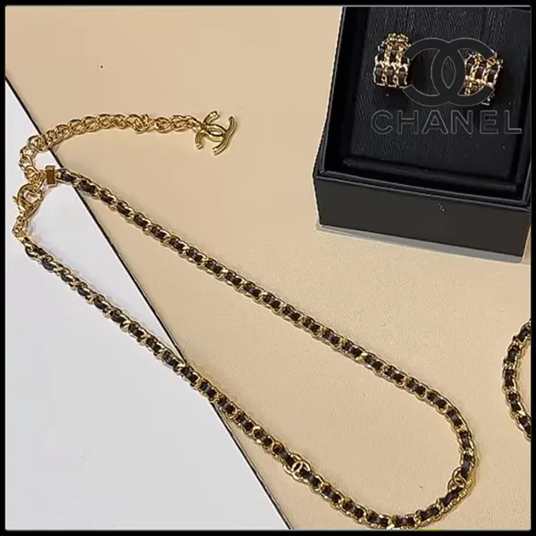 シャネル レザーチェーンネックレス 偽物 ABH129 B23469【TOTECOPY】