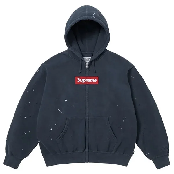 シュプリーム x MM6 メゾンマルジェラ☆ Box Logo パーカー 全3カラー