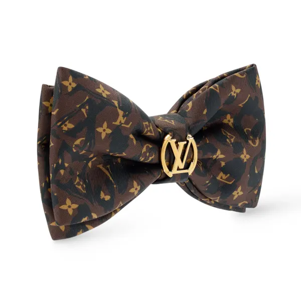 ルイヴィトン N級品 ヘアクリップ・LV サファリ リボン M03607-ルイ