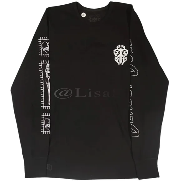 クロムハーツ ロンT 希少 希少 Chrome Hearts クロムハーツ 黒ロンT 赤