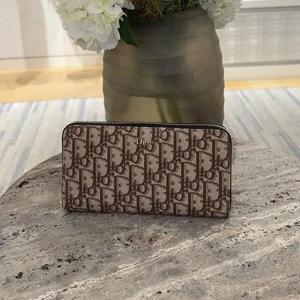 Dior オブリーク ロングジップウォレット 長財布
