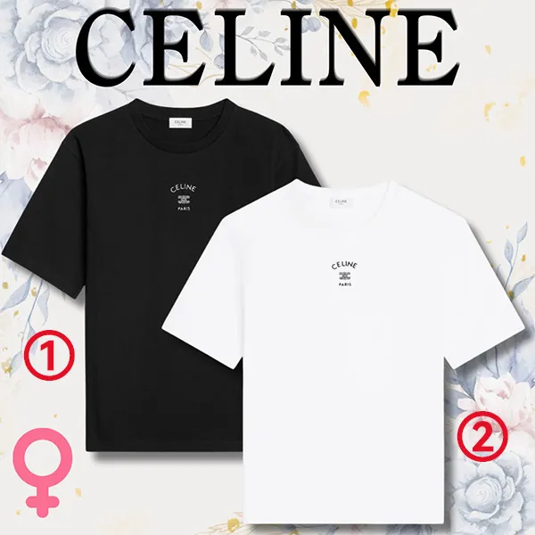 セリーヌ ルーズ Tシャツ スーパーコピー コットンジャージー 