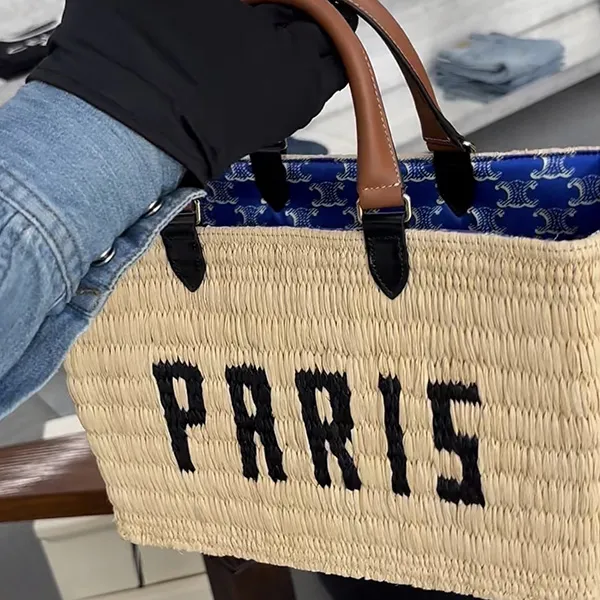 夏らしい抜け感】セリーヌ PARIS パニエかごバッグ スーパーコピー