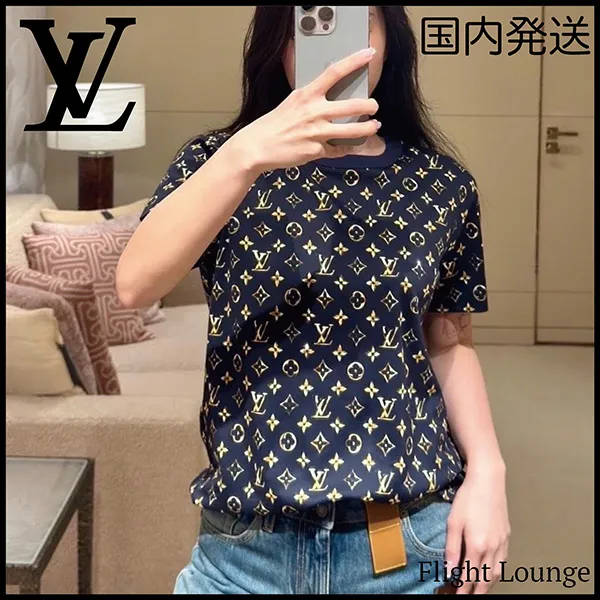 クロームモノグラム】ルイヴィトン Tシャツ スーパーコピー トップス