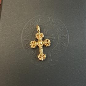 クロムハーツ フィリグリークロス 偽物 22k Gold ゴールド ペンダント