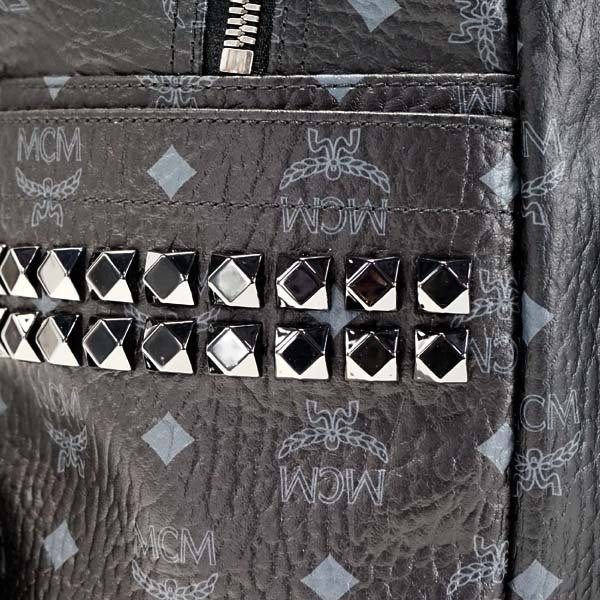 エムシーエム MCMリュック 偽物 MMK6SVE38 BK001 BLACK ブラック-MCM