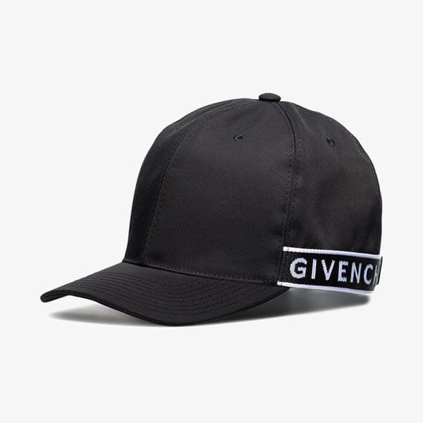 帽子 GIVENCHY 4G キャンバス キャップ ブラック