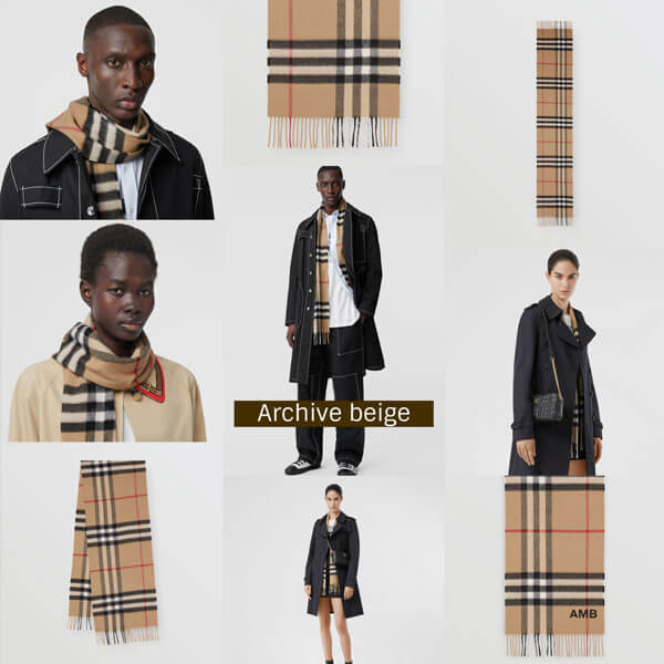 バーバリー マフラー 偽物【Burberry】マフラー チェック 16色展開