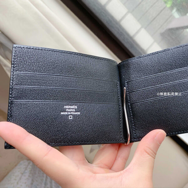 エルメス 財布 偽物)エルメス ポーカー財布マネークリップ付き2つ折り