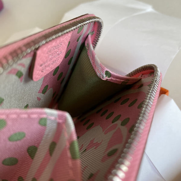 エルメス シルクイン コピー コインケース rose confetti ローズ