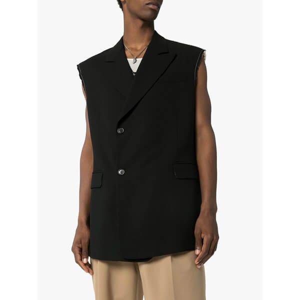 ラフシモンズ RAF SIMONS 2014SS ノースリーブ ベスト Raf Simonsラフシモンズ ベスト 偽物 ノースリーブ ジャケット