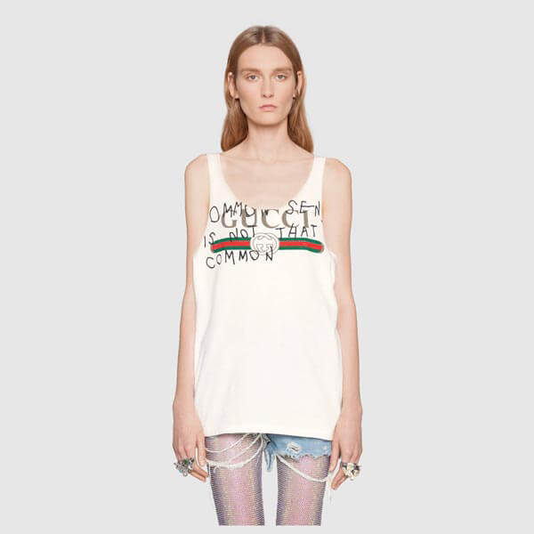 2020SS 希少 グッチ ココキャピタン tシャツ コピー コラボ タンク 