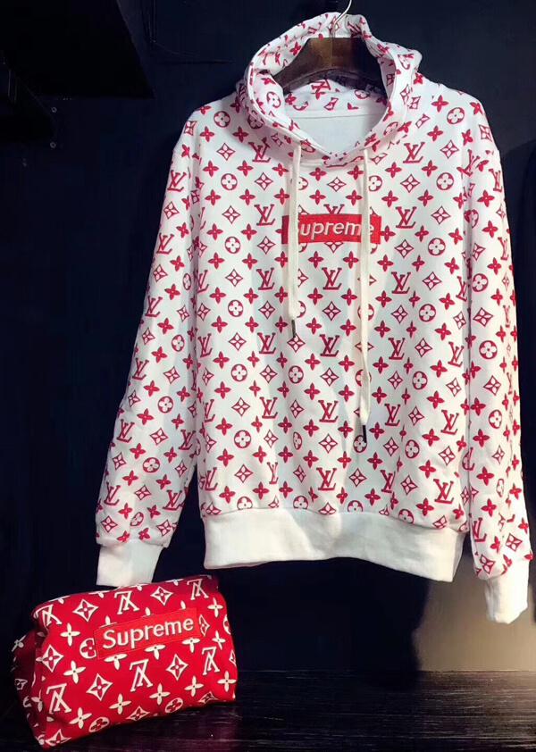 シュプリーム×ルイ・ヴィトンスーパーコピー 限定 Box Logo Hooded 